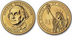 1- долларовые монеты серии Президенты  США